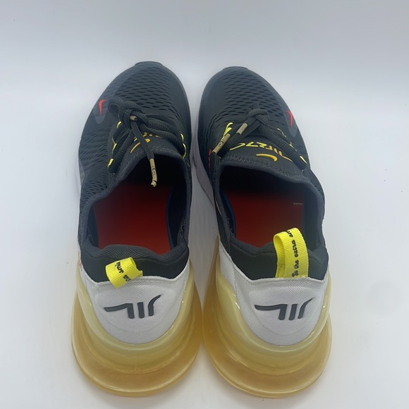 Men’s Nike AirMax 270 Yellow/Black/White DO5849-001 USED Size 13 - Picture 5 of 10